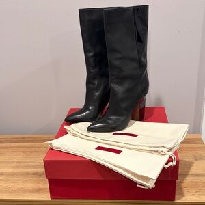 Valentino Black Heeled Boots